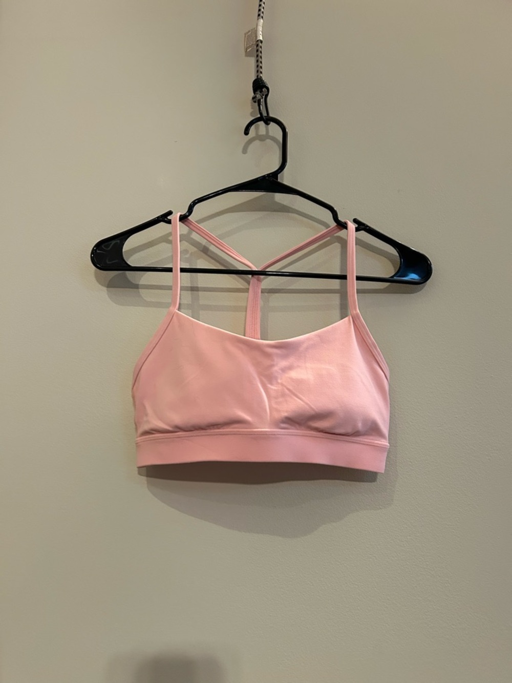 lululemon athletica Dew Pink Flow Y Nulu Bra Strappy Sports Bralette